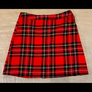 Plaid Skirt Size 6